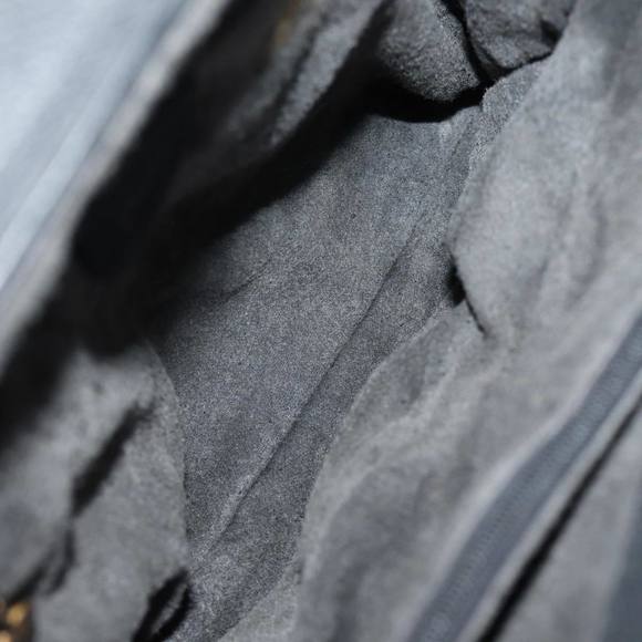 GUCCI Bamboo Tote Bag Suede Black 002 1186 0260 Auth 74664 - Picture 10 of 16